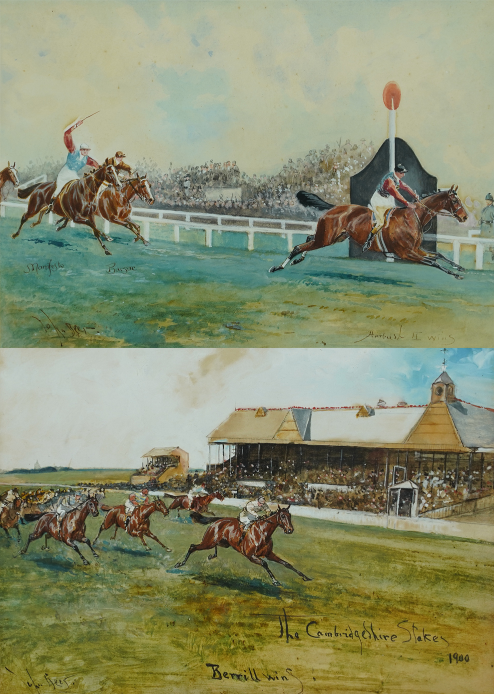 John Beer (c.1860-c.1930), 'Ambush II Wins'